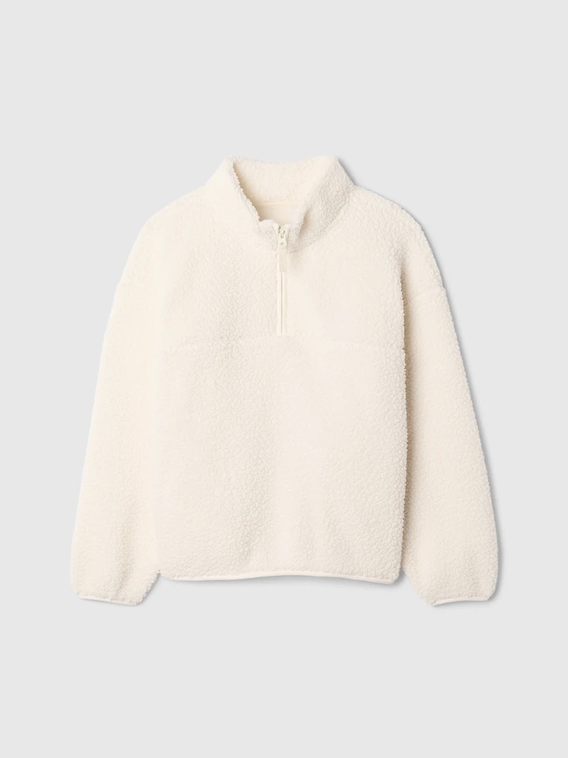 Kids Sherpa Half-Zip Pullover