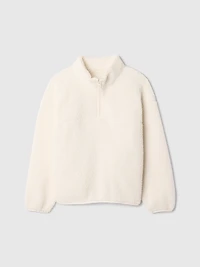 Kids Sherpa Half-Zip Pullover