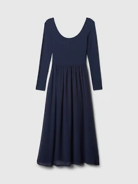 Mixed Media Maxi Dress