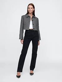 Herringbone Crop Jacket