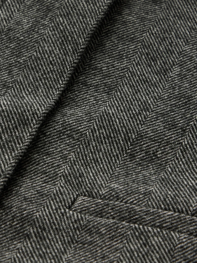 Herringbone Crop Jacket