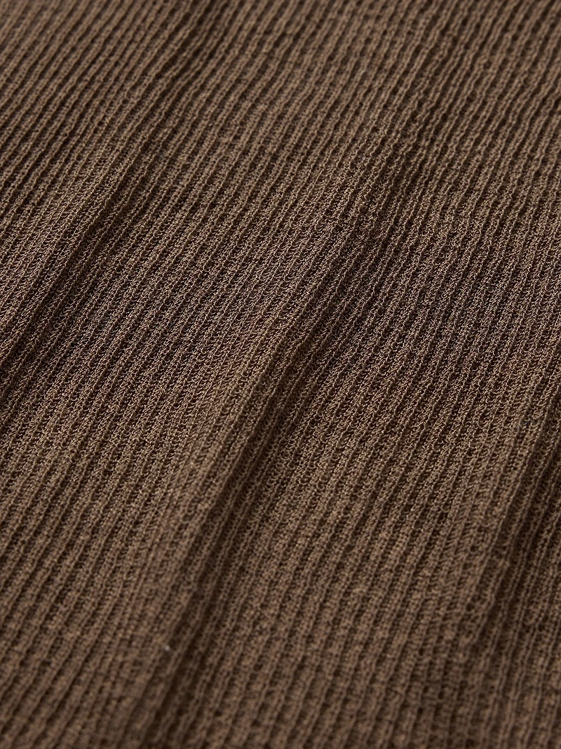 Sheer Rib Sweater