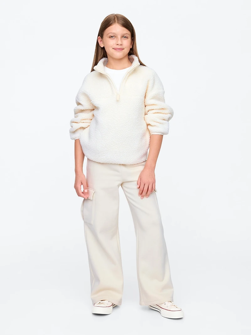 Kids Sherpa Half-Zip Pullover
