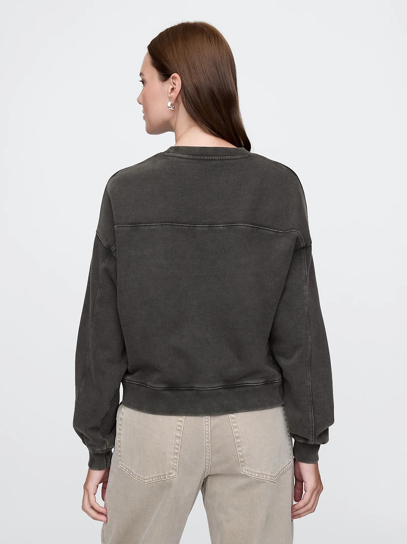 French Terry Wedge Sweatshirt