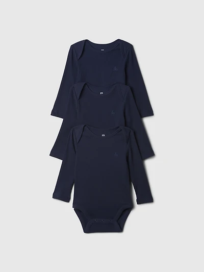 Baby First Favorites Rib Bodysuit (3-Pack