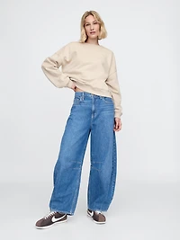 French Terry Wedge Sweatshirt
