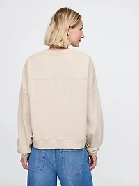 French Terry Wedge Sweatshirt