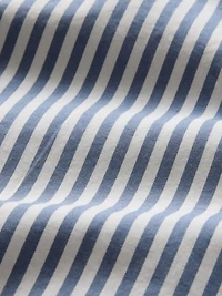Organic Cotton Striped Poplin Shorts