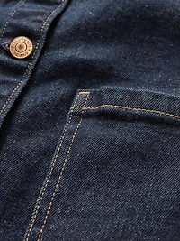 Denim Mini Shift Dress