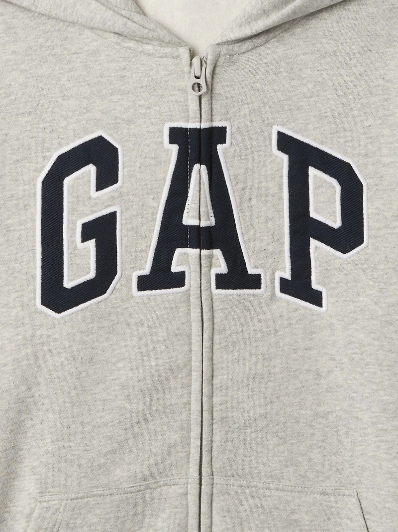 Kids Vintage Soft Logo Zip Hoodie