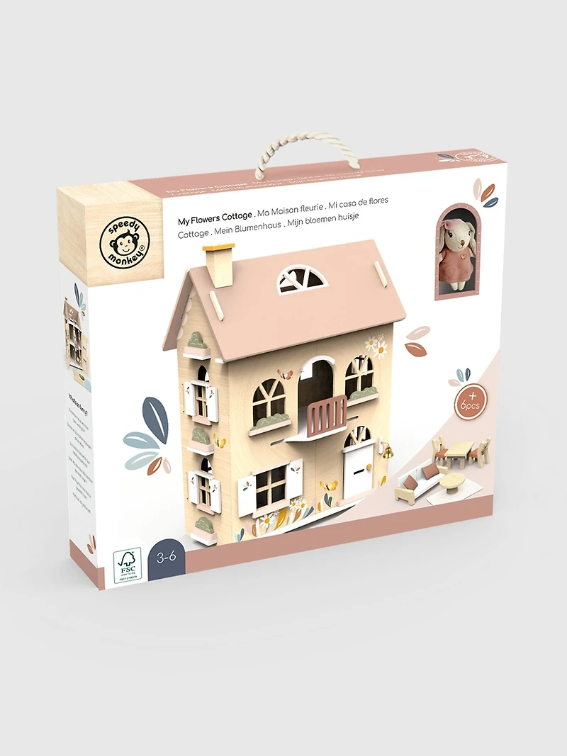 Flowers Cottage with Starter Set Toddler Toy