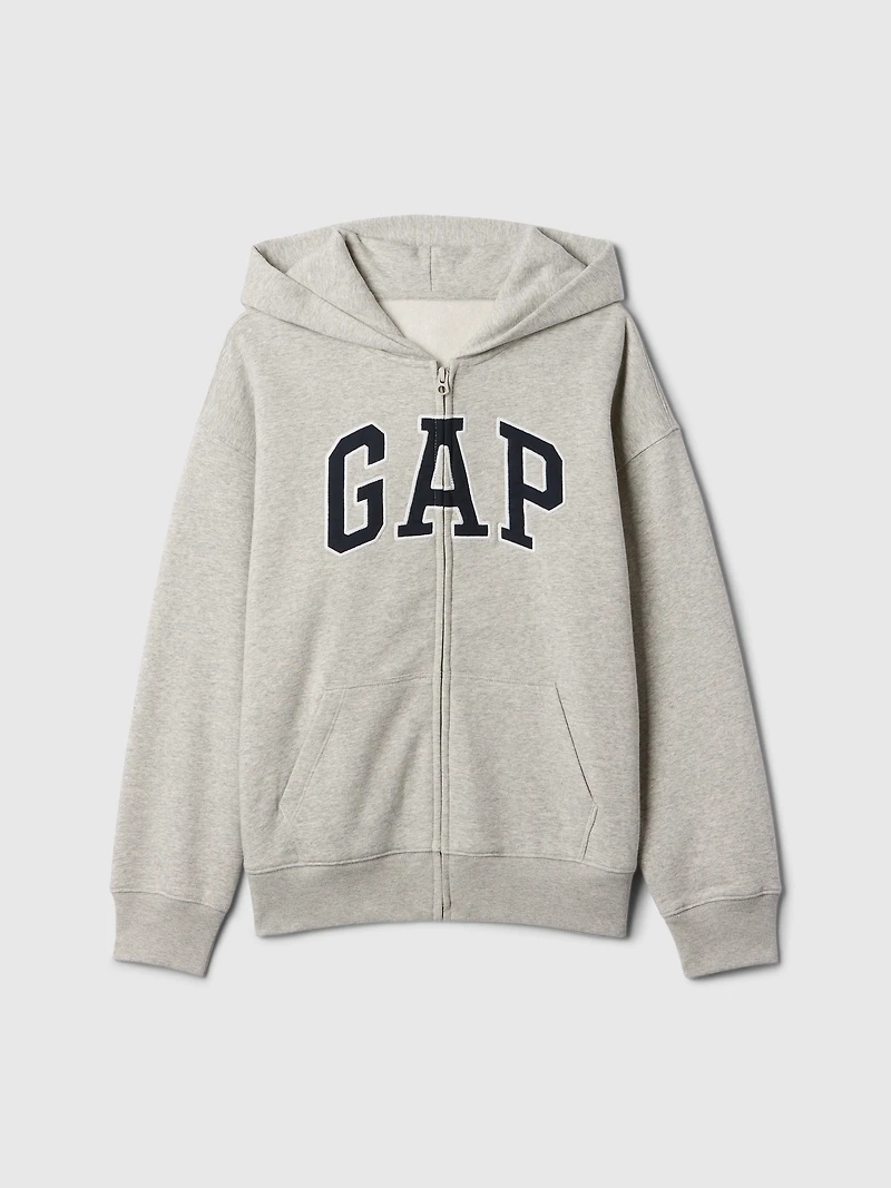 Kids Vintage Soft Logo Zip Hoodie