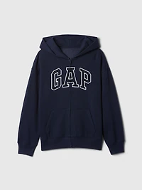 Kids Vintage Soft Logo Zip Hoodie