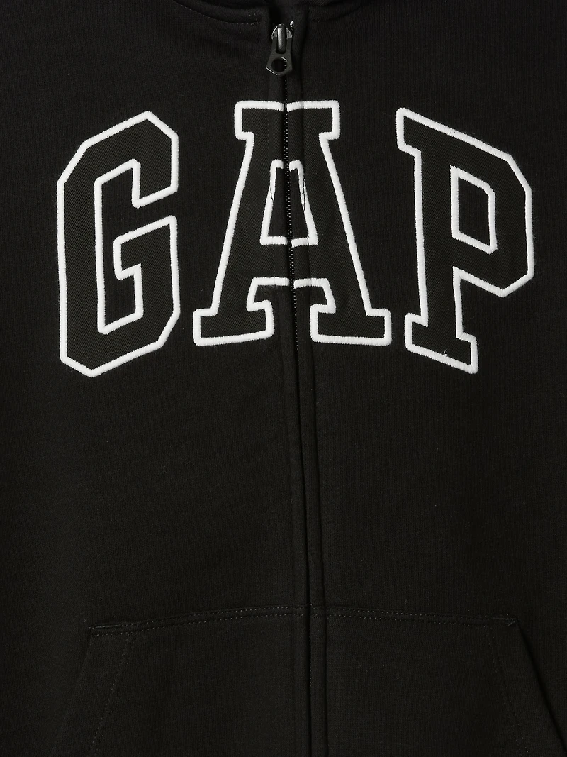 Kids Vintage Soft Logo Zip Hoodie