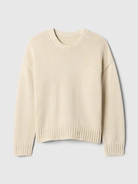 100% Cotton Relaxed Sweater
