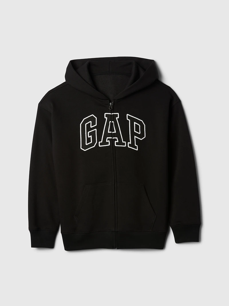 Kids Vintage Soft Logo Zip Hoodie