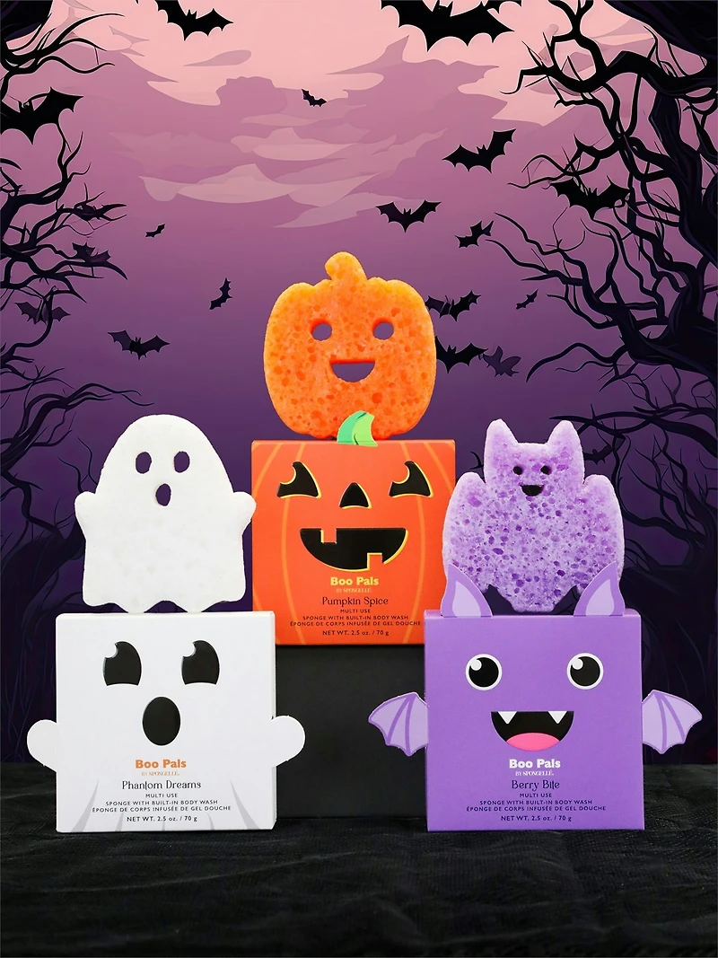 Spongelle Foaming Sponge Boo Pals Body Wash Infused Buffer