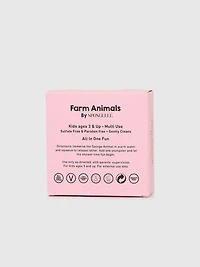 Spongelle Foaming Sponge Farm Animals Body Wash Infused Buffer
