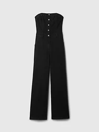 Strapless Denim Jumpsuit