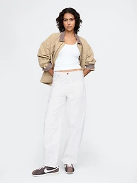 High Rise Barrel Carpenter Jeans