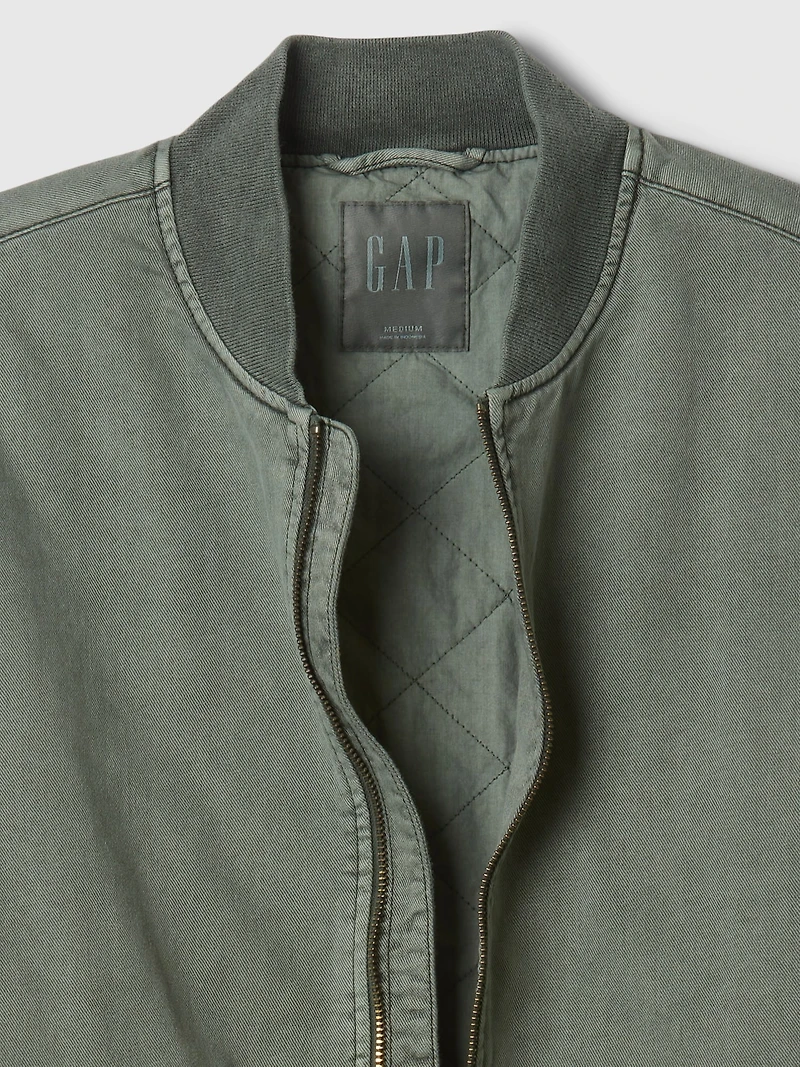 Oversized Bomber Jacket