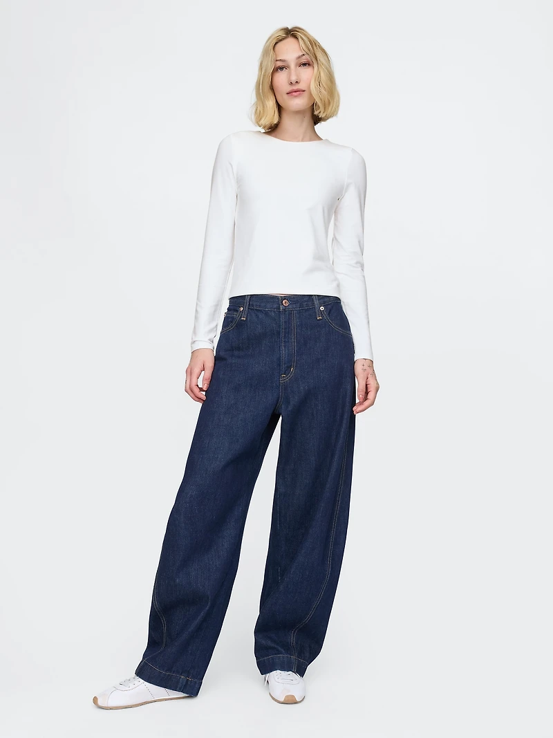 Modern Compact Jersey Crop T-Shirt