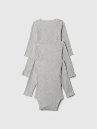 Baby First Favorites Rib Bodysuit (3-Pack)
