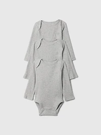Baby First Favorites Rib Bodysuit (3-Pack)