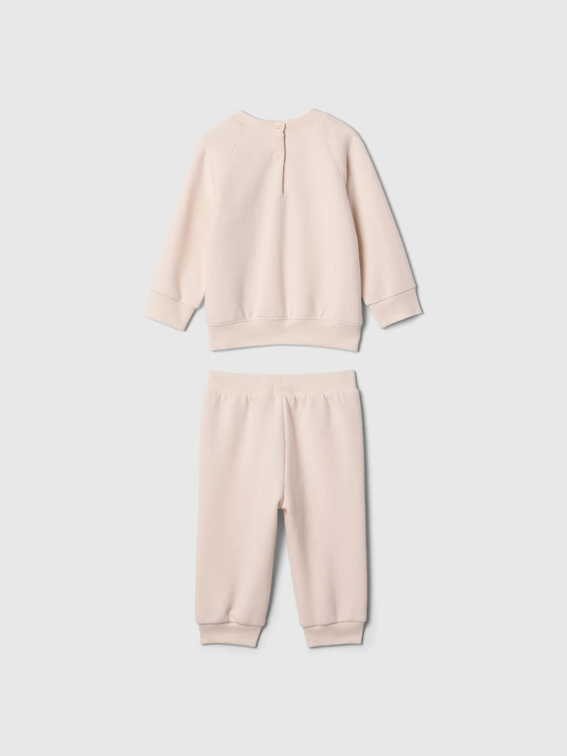 Baby VintageSoft Bear Logo Sweat Set