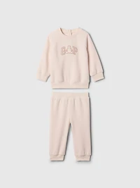 Baby VintageSoft Bear Logo Sweat Set