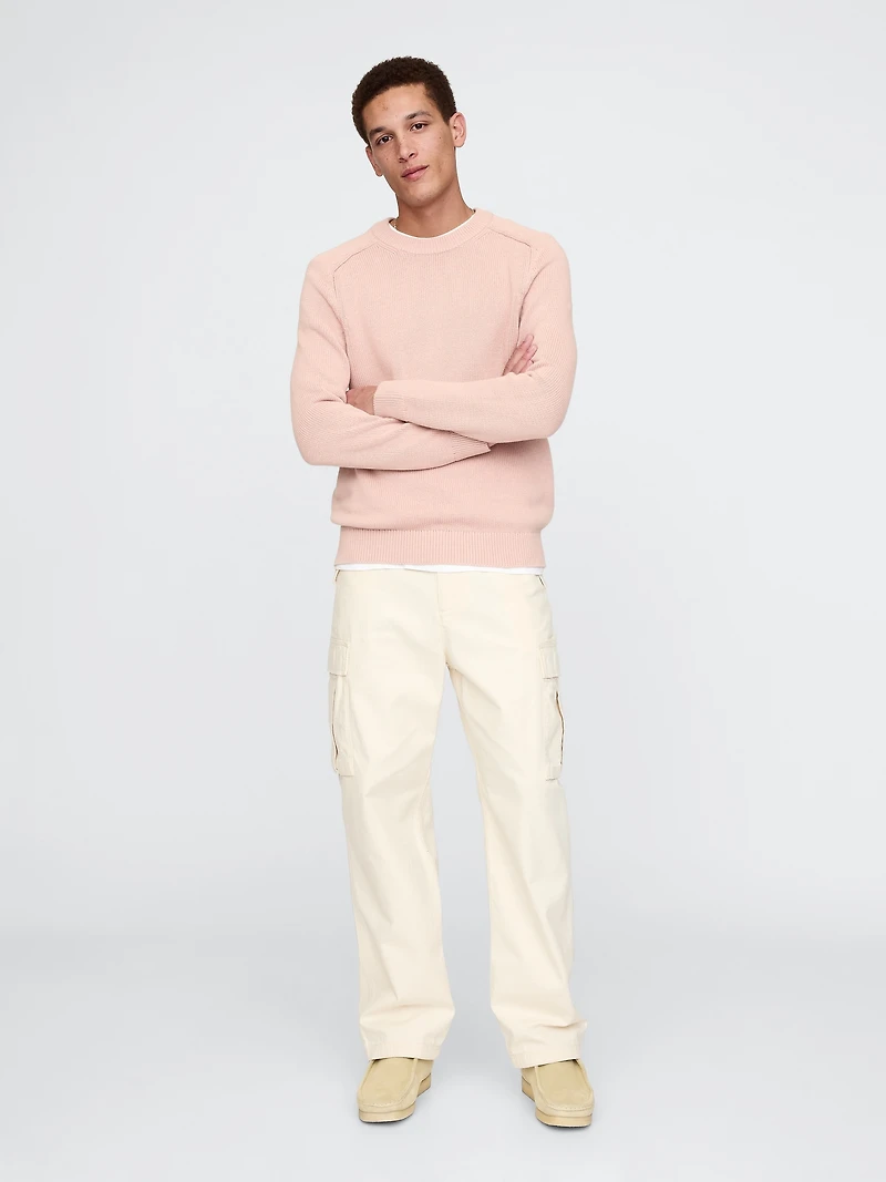 Raglan Crewneck Sweater