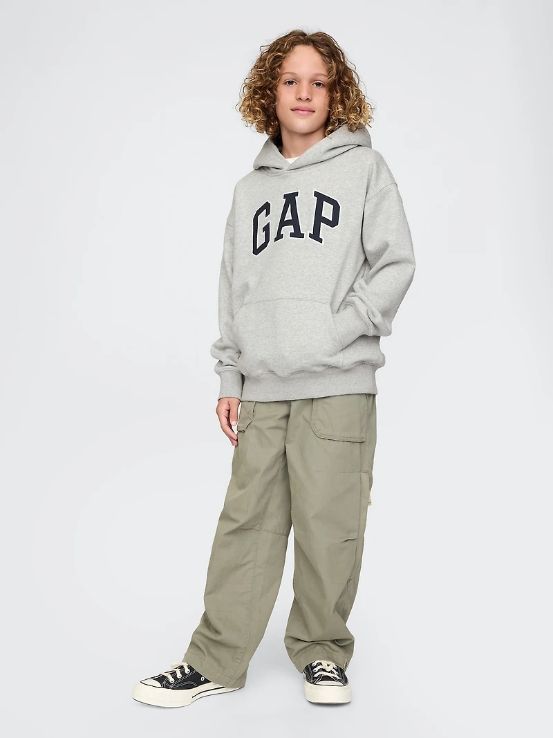 Kids VintageSoft Logo Hoodie