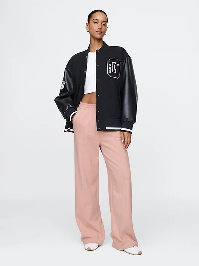 Heavyweight French Terry Seamed Straight Sweatpants