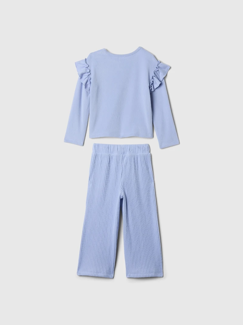 Baby & Toddler Softspun Ruffle Outfit Set