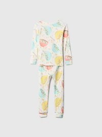 Baby & Toddler Organic Brushed Cotton Holiday PJ Set