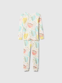 Baby & Toddler Organic Brushed Cotton Holiday PJ Set