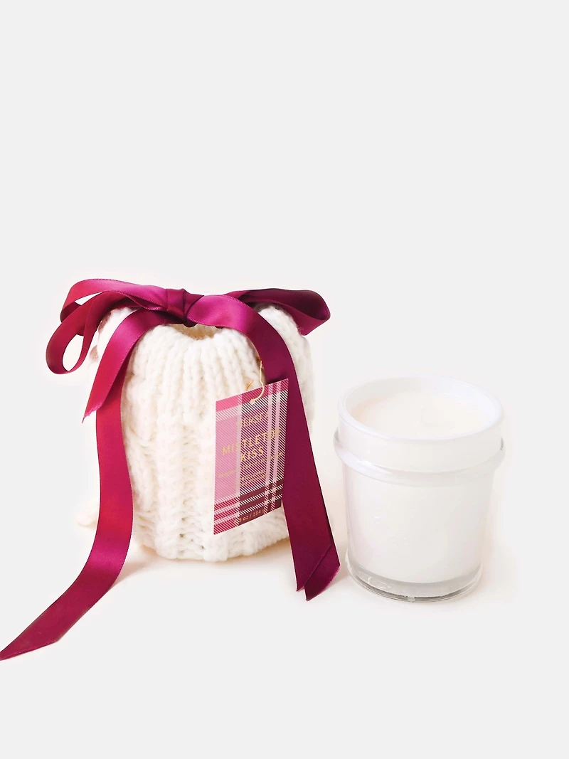Mersea Mistletoe Kiss Stocking Candle