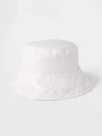 Kids Eyelet Bucket Hat