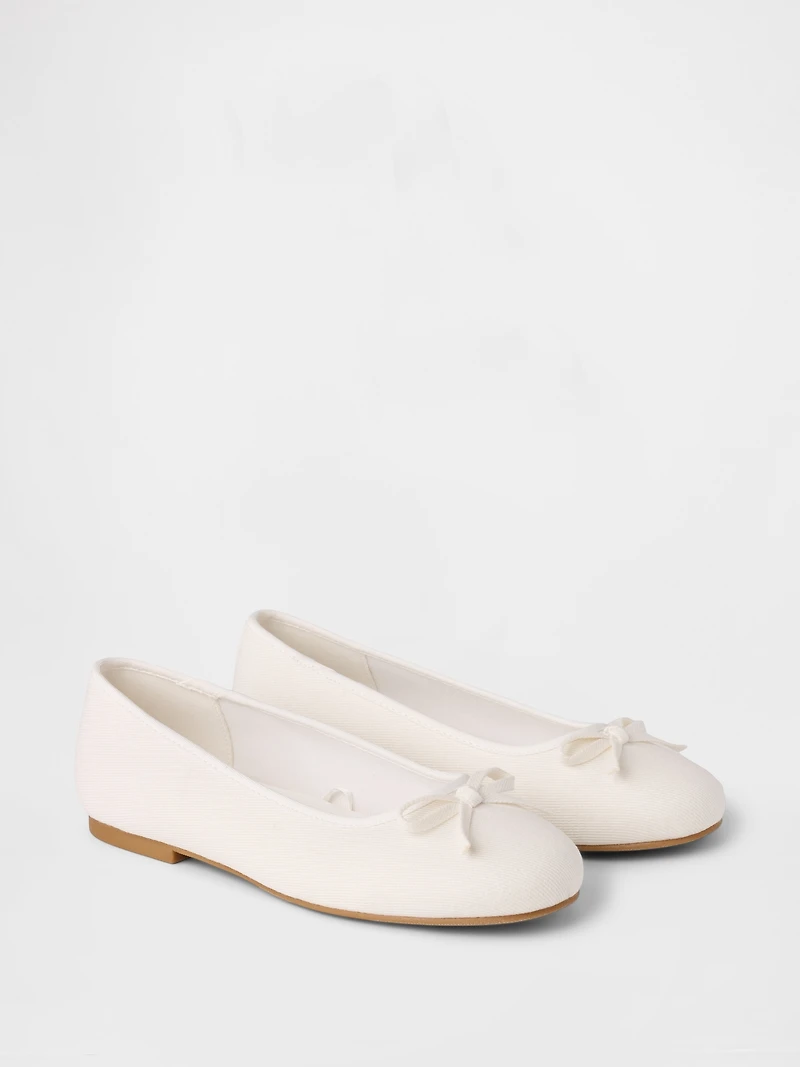 Kids Denim Ballet Flats
