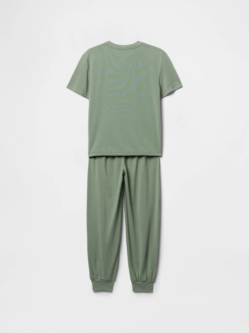 Kids Recycled PJ Jogger Set