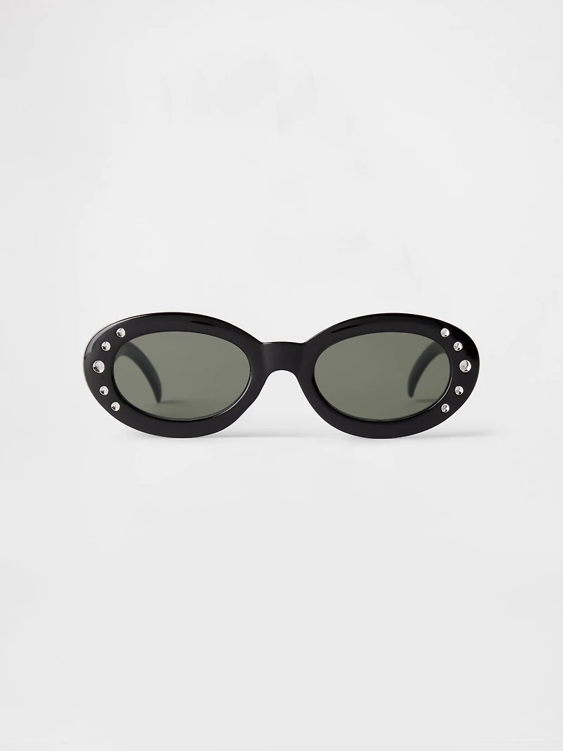 Kids Retro Oval Sunglasses