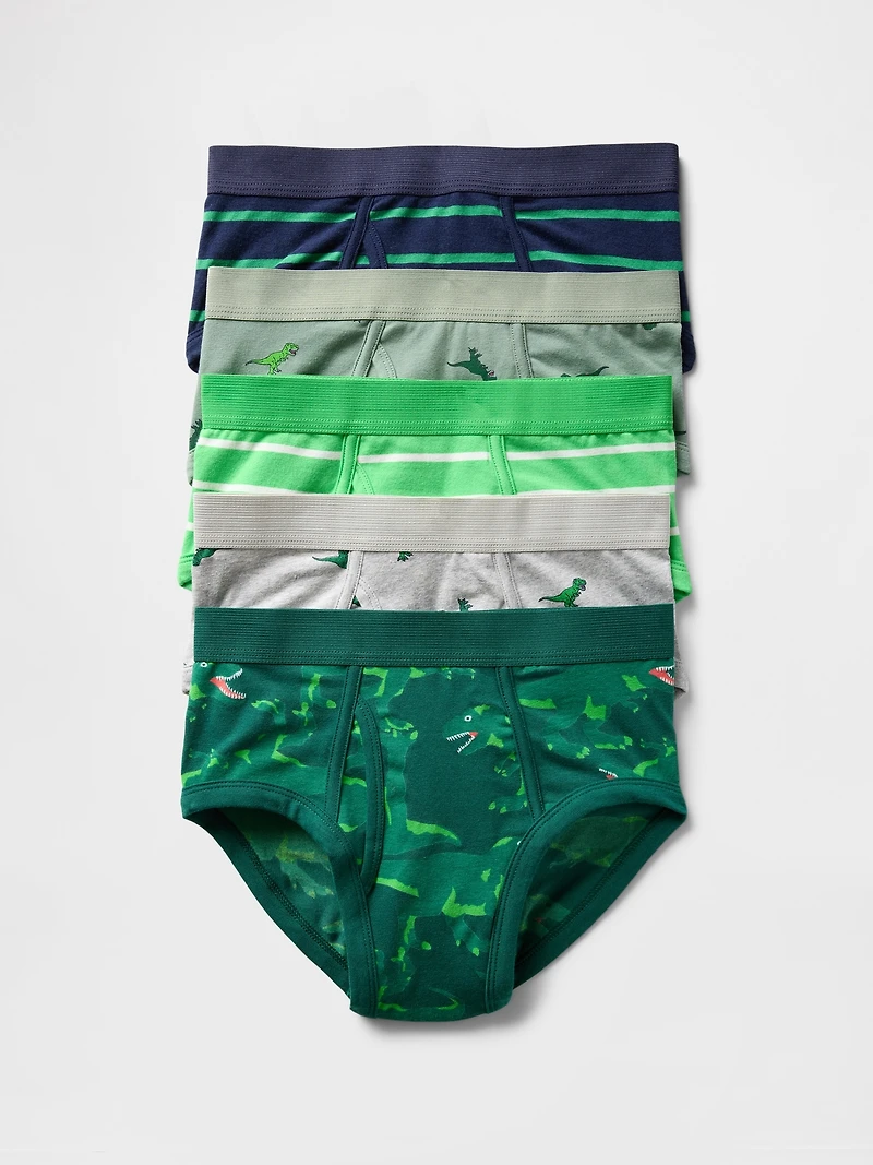 Kids Organic Cotton Briefs (-Pack