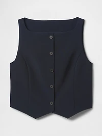 BiStretch Boatneck Crop Vest