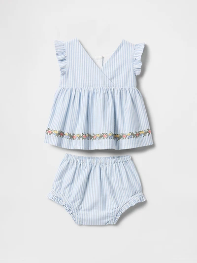 Baby Ruffle Bubble Outfit Set