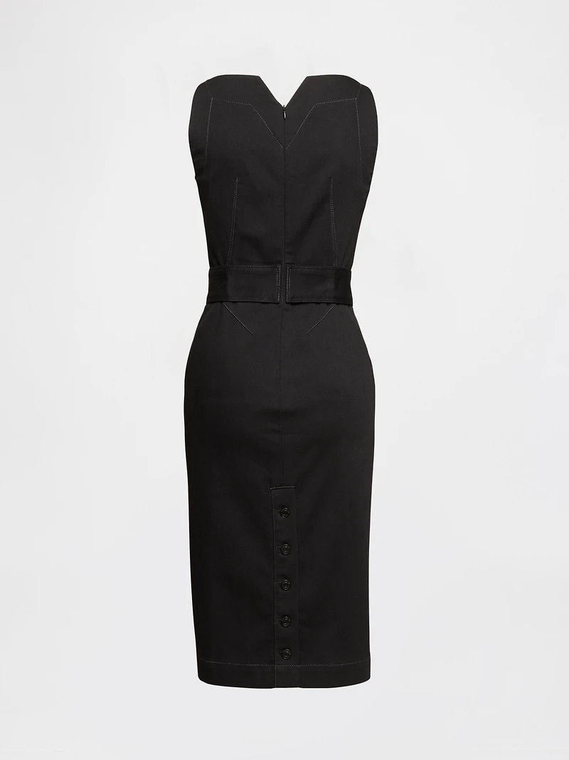 GapStudio Seamed Denim Dress