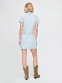 UltraSoft Denim Mini Shift Dress