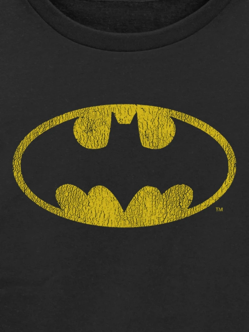 Toddler DC Comics Batman Vintage Logo Graphic Crew Neck Sweatshirt