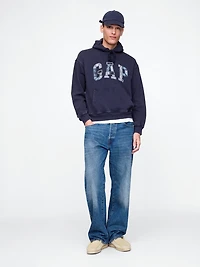 Patchwork Logo Hoodie