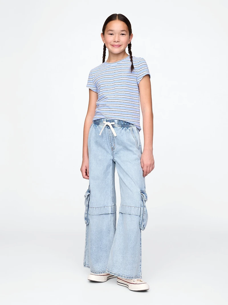 Kids UltraSoft Baggy Cargo Jeans