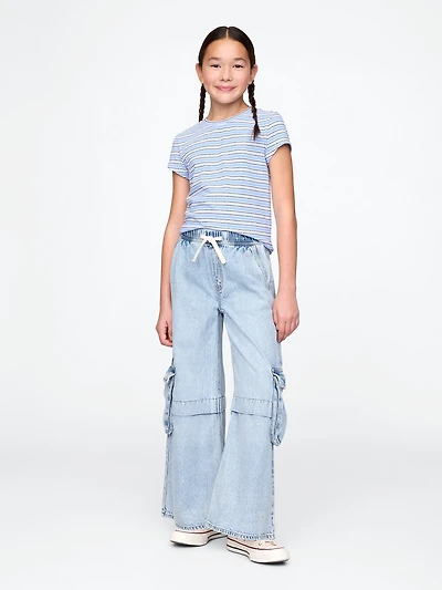 Kids UltraSoft Baggy Cargo Jeans